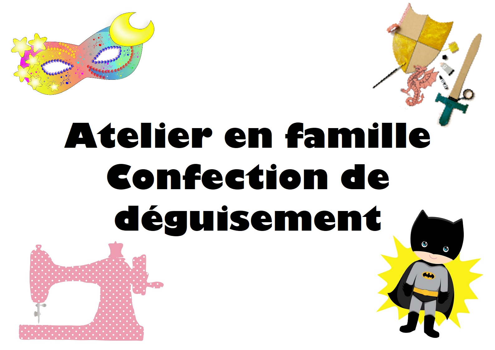 affiche atelier déguisement