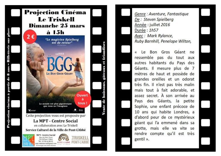 flyer cinéma BGG