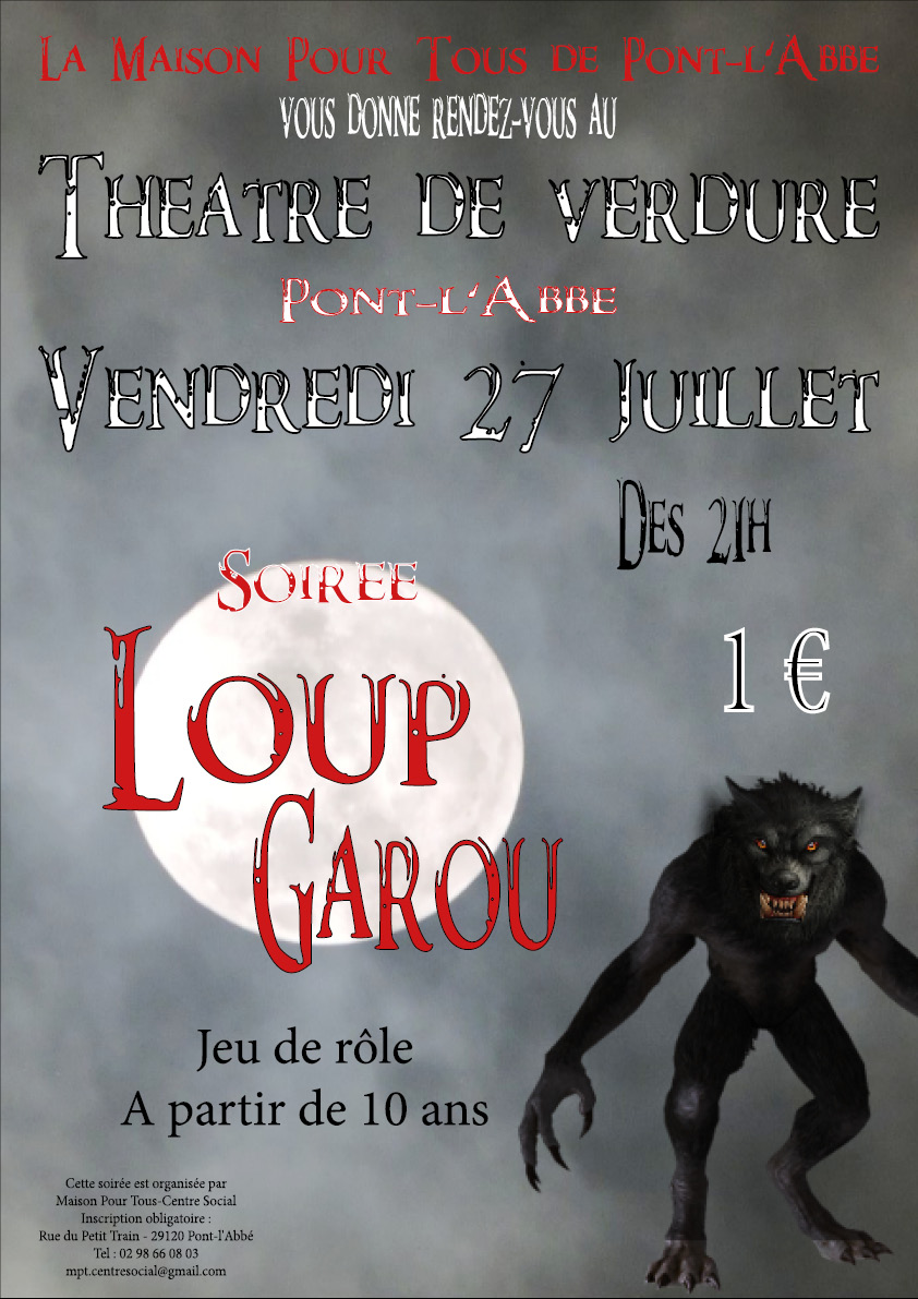 MPT Pl'A-Affiche Loup Garou