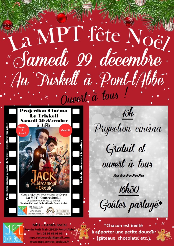 affiche gouter noel