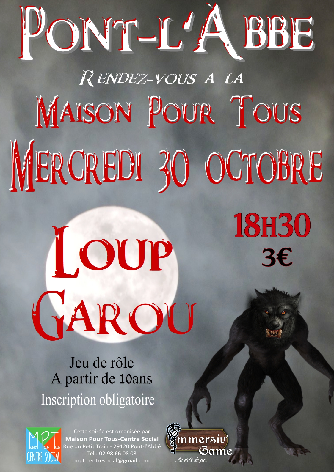 MPT Pl'A-Affiche Loup Garou